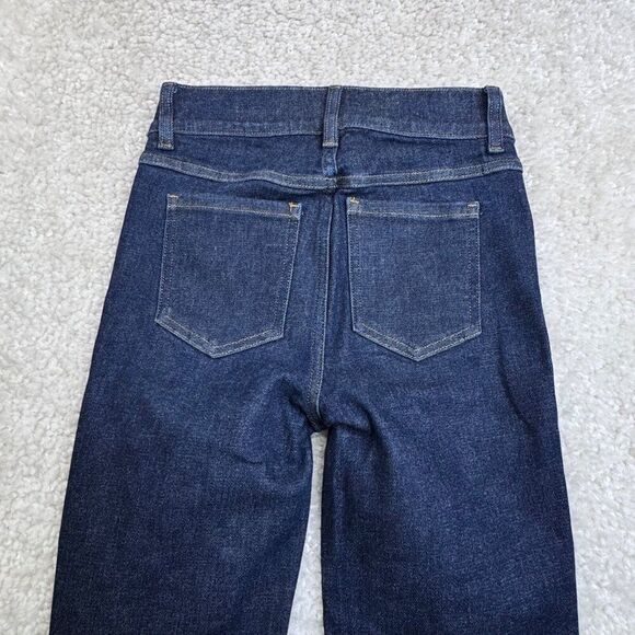 Spanx Kick Flare Crop Jeans Raw Indigo - Picture 8 of 11